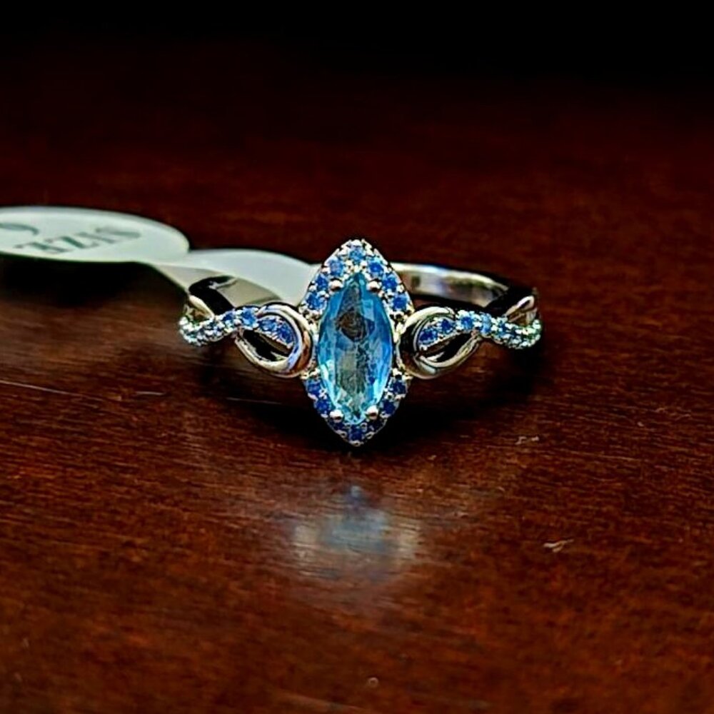 Fragrant Jewels Earthy Blue Ring